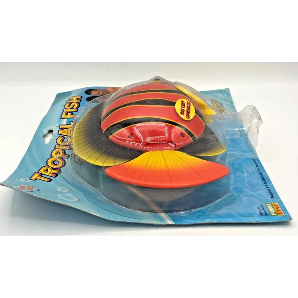 Aqua Pals Tropical Fish Pool Toy Battery Operated NOS 2002 Interactive Play 8400